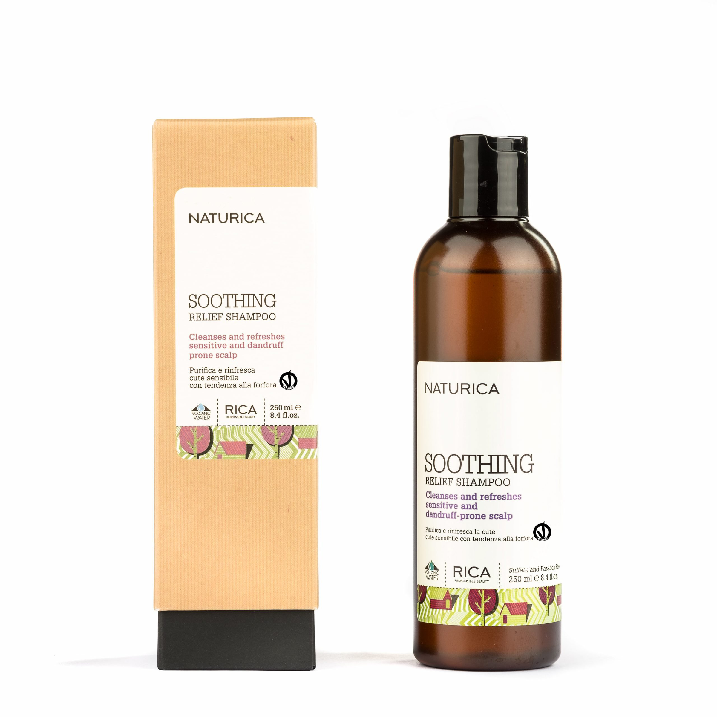 Rica Soothing Relief Shampoo 250ml - Шампунь для заспокоєння та полегшення шкіри голови